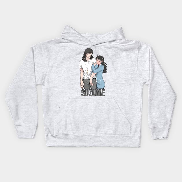 Suzume No Tojimari #7 Kids Hoodie by TheDClub70